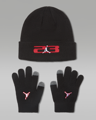 Подростковые Jordan Big Kids' 23 Beanie and Gloves Set