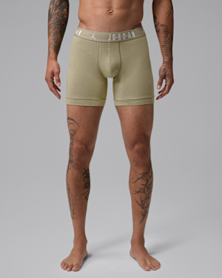 Мужские  Jordan Flight Cotton Essentials Boxer Briefs (3-Pack)