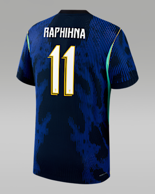 Мужские джерси Raphinha Brazil National Team 2026 Match Away Nike Dri-FIT ADV Soccer Jersey