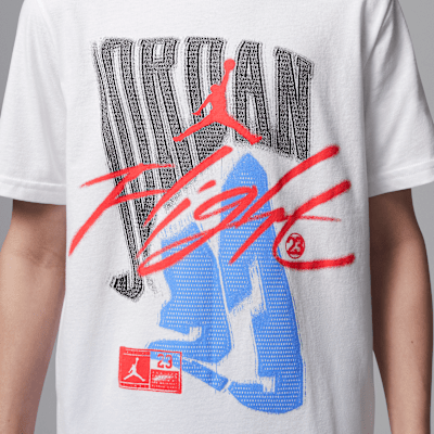 Playera Fadeaway Flight Jordan para niño talla grande