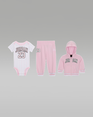 Детские джерси Jordan Baby (0-6M) 23 Jersey 3-Piece Full-Zip Hoodie Set