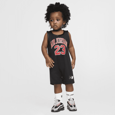  Jordan Baby Boys Mesh Jersey Romper: Clothing, Shoes & Jewelry