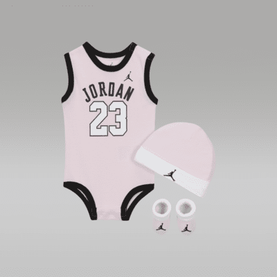 Ensemble body, bonnet et chaussons Jordan Jumpman pour bébé