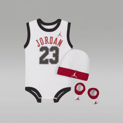 Jordan Jumpman Babyset met rompertje, beanie en booties