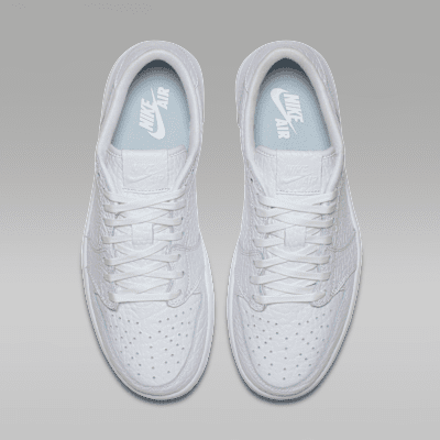 Air Jordan 1 Retro Low Men's No-Swoosh Shoes