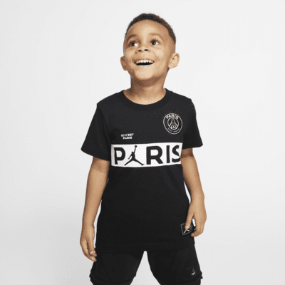 PSG Younger Kids Short Sleeve T Shirt. Nike CZ