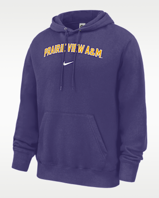 Мужское худи Nike College (Prairie View A&M University) Club Fleece Pullover Hoodie