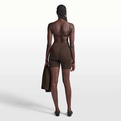 NikeSKIMS 매트 여성 얇은 스트랩 마이크로 브라