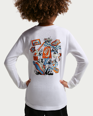 Детская футболка Nike Sportswear Big Kids' Long-Sleeve