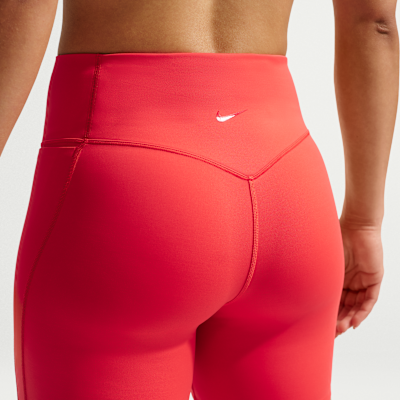 Nike Universa Yüksek Belli Ön Dikişsiz 13 cm Kadın Bisiklet Şortu görsel 3
