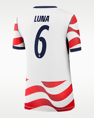 Женские джерси Diego Luna USMNT 2026 Stadium Home Nike Dri-FIT Soccer Jersey