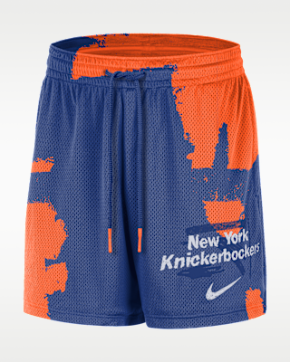 Мужские шорты New York Knicks Courtside Jordan Dri-FIT NBA Mesh Practice Shorts