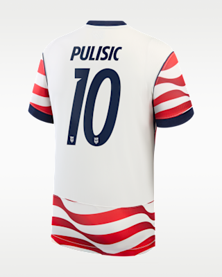 Мужские джерси Christian Pulisic USMNT 2026 Stadium Home Nike Dri-FIT Soccer Jersey