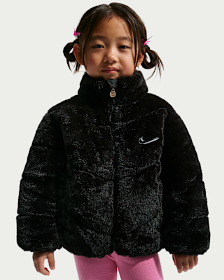 Детская куртка Nike Toddler Quilted Faux Fur