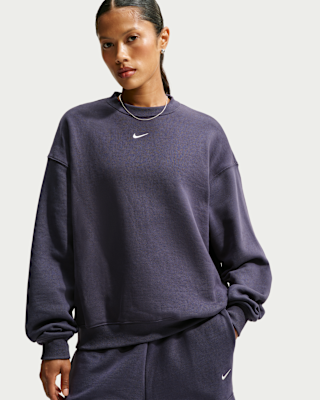 Женские  Nike Studio Fleece Medium Weight Oversized Crew