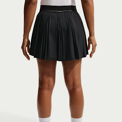 NikeCourt Advantage Dri-FIT Pileli Kadın Tenis Eteği görsel 3