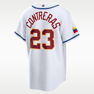William Contreras Venezuela National Baseball Team 2026 World Baseball Classic Men's Nike Stadium Jersey