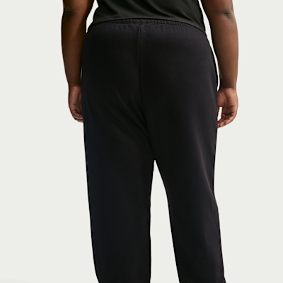 Nike Studio Fleece Orta Ağırlıklı Oversize Yüksek Belli Dar Paçalı Kadın Eşofman Altı görsel 3
