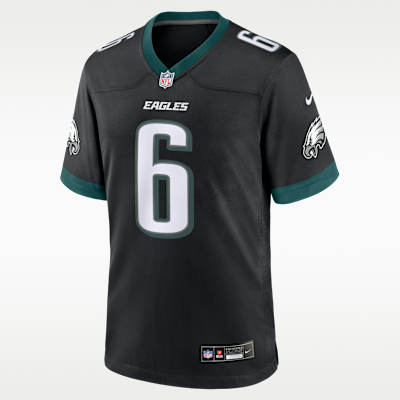 Jersey Nike de la NFL Game para hombre DeVonta Smith Philadelphia Eagles