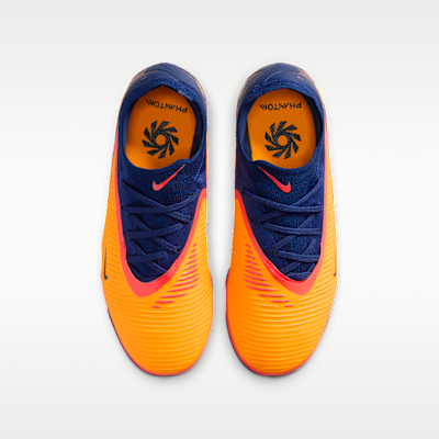 Tacos de fútbol para terrenos múltiples para niño talla grande Nike Jr. Phantom 6 Low Pro "Erling Haaland"