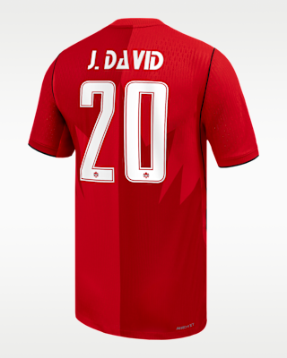 Мужские джерси Jonathan David Canada Soccer 2026 Match Home Nike Dri-FIT ADV Soccer Jersey