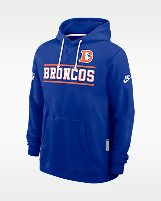 Мужское худи Denver Broncos Alt Standard Issue Nike Dri-FIT NFL Pullover Hoodie