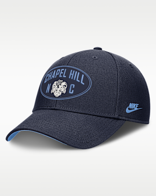 Женские North Carolina Legacy Letter Location Rise Nike Dri-FIT College A-Frame Adjustable Hat