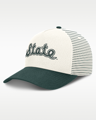 Женские Michigan State Rise Nike Dri-FIT College A-Frame Adjustable Hat