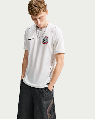 Мужские джерси S.C. Corinthians 2026/27 Stadium Home Nike Dri-FIT Soccer Replica Jersey