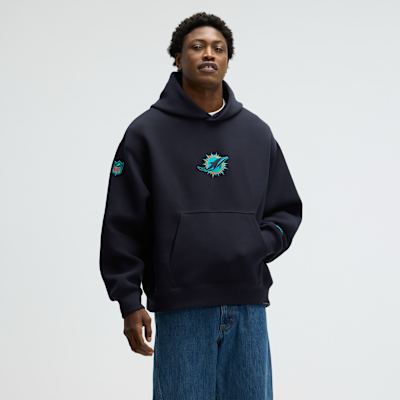 Miami Dolphins Rivalries Collection Oversized Tech Fleece Men's Nike NFL Pullover Hoodie