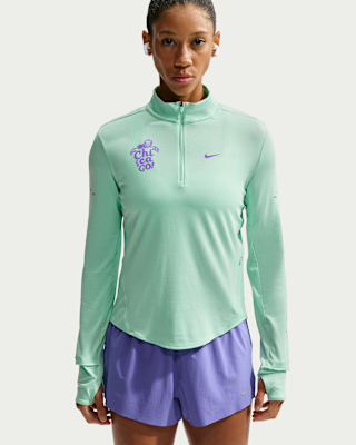 Женские Nike Swift Dri-FIT UV Protection 1/2-Zip Top для бега