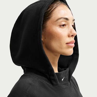Nike One Therma-FIT Bol Kesimli Kapüşonlu Kadın Sweatshirt'ü görsel 6