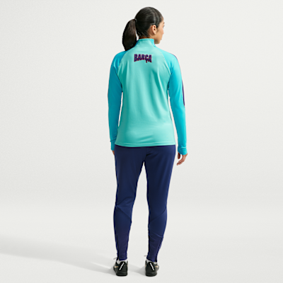 Nike FC Barcelona Strike Third Nike Dri-FIT Örgü Kadın Futbol Antrenman Üstü görsel 5