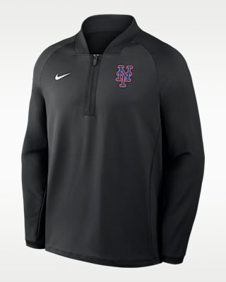 Мужские  New York Mets Authentic Collection Nike Dri-FIT MLB 1/2-Zip Long-Sleeve Top