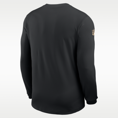 New Orleans Saints Sideline Coach Men's Nike Dri-FIT NFL Long-Sleeve Top