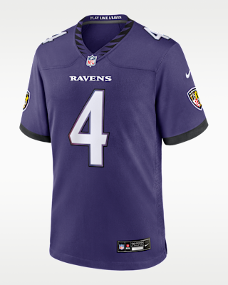 Мужские джерси Zay Flowers Baltimore Ravens Nike NFL Game Jersey
