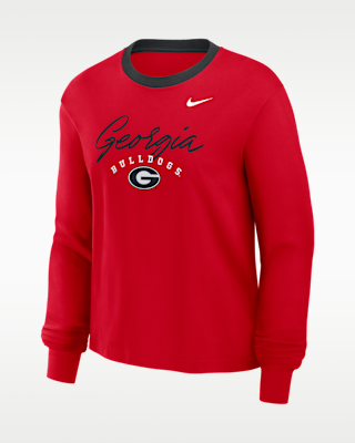 Женская футболка Georgia Legacy Nike College Long-Sleeve