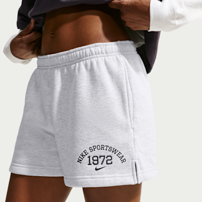 Nike Studio Fleece Orta Kalınlıkta Kadın Şortu görsel 4