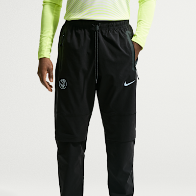 Nike Paris Saint-Germain Tech Nike Dokuma Erkek Futbol Eşofman Altı görsel 2