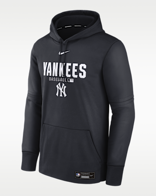 Мужское худи New York Yankees Authentic Collection Nike Therma MLB Pullover Hoodie