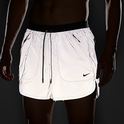 ナイキ メンズ 10cm 2イン1 リフレクティブ (再帰反射) デザイン ランニングショートパンツ