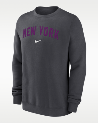 Мужские  New York Mets 2-Hit Nike MLB Pullover Crew