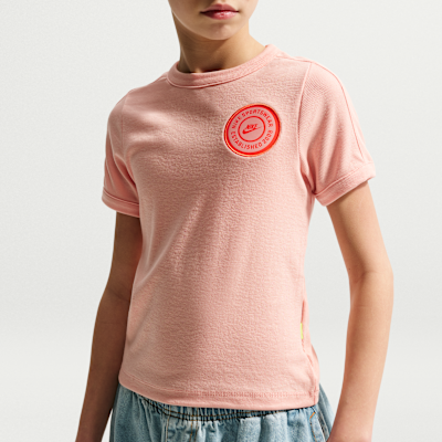 Детские топы Nike Sportswear Big Kids' (Girls') Short-Sleeve Rib Top