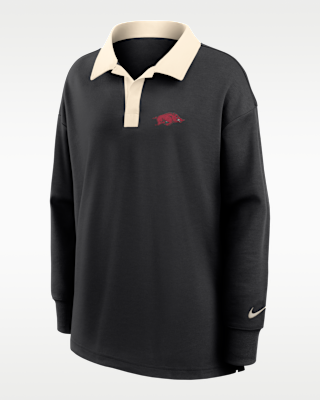 Женские Nike College (Arkansas) Long-Sleeve Polo