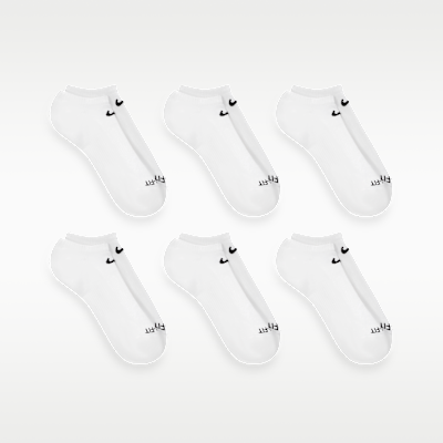 Nike Everyday Plus Cushioned Training No-Show Socks (6 Pairs)