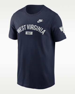 Мужская футболка West Virginia Legacy Arch 2-Hit Nike College
