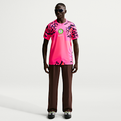 Nike Nijerya 2026 Stadyum Kaleci Nike Dri-FIT Kısa Kollu Erkek Futbol Taraftar Forması görsel 4