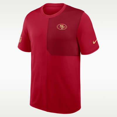 San Francisco 49ers Sideline Coach Men's Nike Dri-FIT NFL Top
