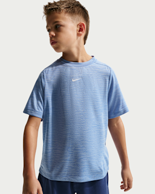 Детские шорты Nike Multi Big Kids' Dri-FIT Short-Sleeve Top