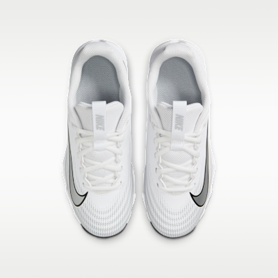 Tacos de fútbol para niños grandes Nike Vapor Shark 3